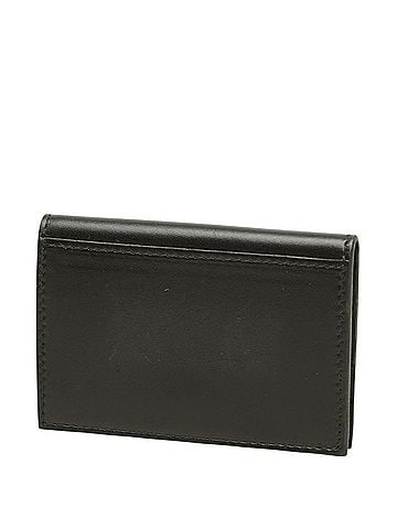 Salvatore Ferragamo Salvatore Ferragamo Logo Wallet/Coin Purse, Black Leather, Women's (view 2)