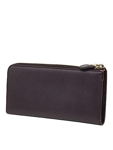 Salvatore Ferragamo Salvatore Ferragamo Vara Ribbon Long Wallet, Purple Leather, Women's (view 2)