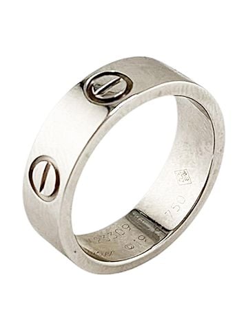 Cartier Cartier Love Ring, 18K White Gold, Women's, Pre-owned. (view 1)