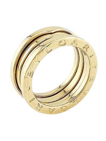 Bvlgari Bvlgari Bulgari BZ3 Ring, 18K Yellow Gold, Women's, Pre-owned. (view 1)