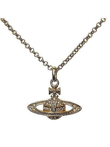 Vivienne Westwood Vivienne Westwood Mini Bas Relief Necklace, Accessory, Total Weight 10.0g, 51cm, GP (Gold Plated) (view 1)
