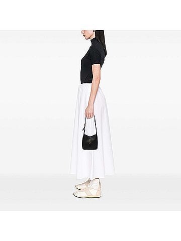 Saint Laurent Baby Grained Calfskin Supple Le 5 a 7 Soft Hobo (view 2)