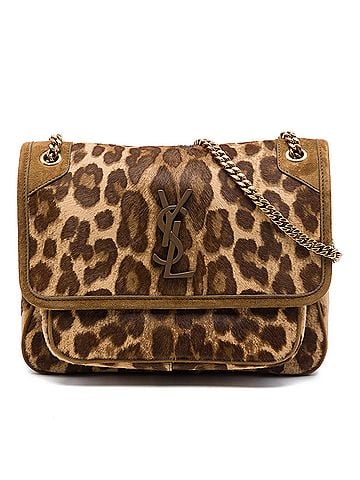 Saint Laurent Baby Pony Hair Leopard Print Niki (view 1)