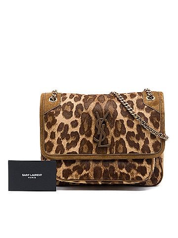 Saint Laurent Baby Pony Hair Leopard Print Niki (view 2)