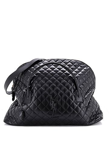 Saint Laurent ES Giant Travel Bag Quilted Leather (view 1)