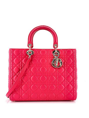 Christian Dior Lady Dior Bag Cannage Quilt Lambskin Large (view 1)