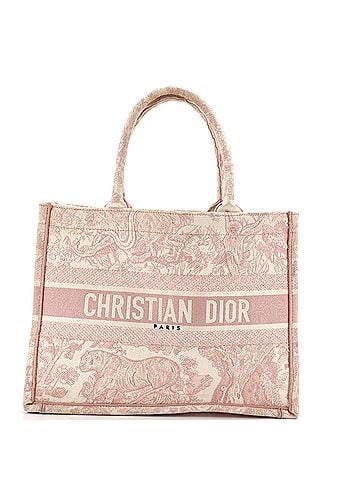 Christian Dior Book Tote Embroidered Canvas Medium (view 1)