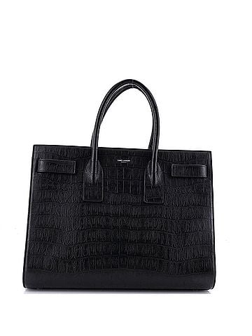 Saint Laurent Sac de Jour Bag Crocodile Embossed Leather Medium (view 1)