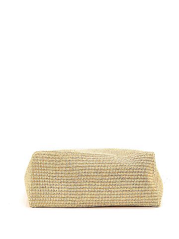 Saint Laurent Logo Supple Tote Embroidered Raffia (view 2)