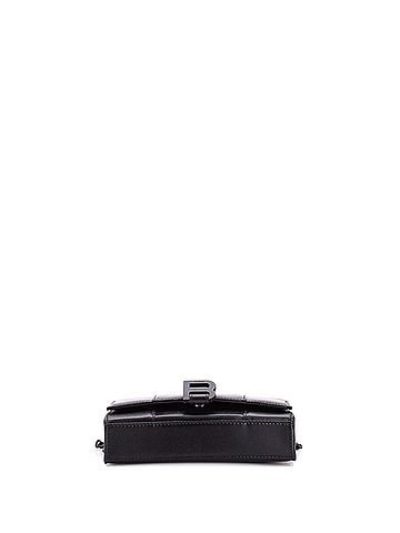 Balenciaga Hourglass Chain Wallet Leather with Crystal Detail (view 2)