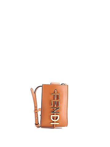 Fendi Fendigraphy Phone Pouch Leather (view 1)