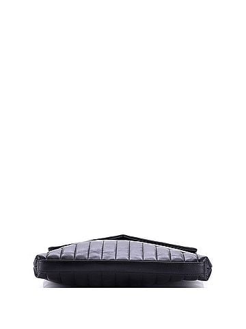 Saint Laurent LouLou Document Clutch Matelasse Chevron Leather (view 2)