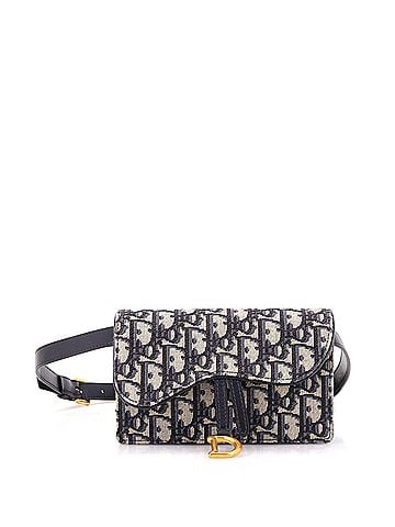 Christian Dior Saddle Rectangular Belt Bag Oblique Canvas (view 1)