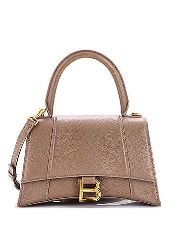 Balenciaga Hourglass Top Handle Bag Leather Small (view 1)