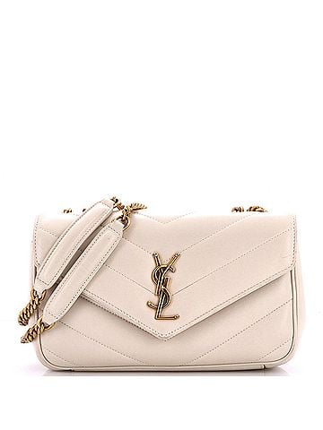 Saint Laurent Loulou NM Shoulder Bag Matelasse Chevron Leather Small (view 1)