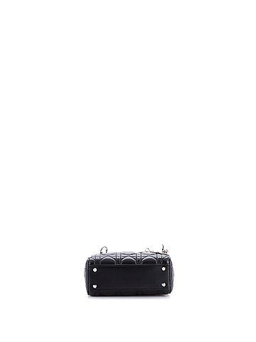 Christian Dior Lady Dior Chain Bag Cannage Quilt Lambskin Mini (view 2)