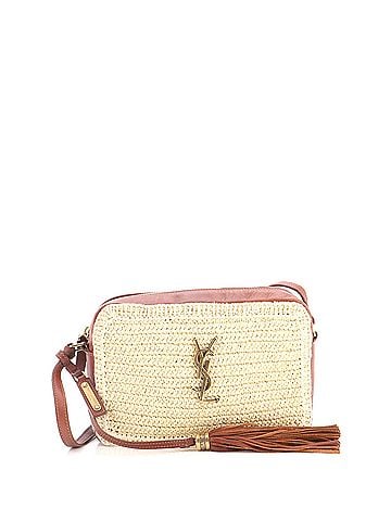 Saint Laurent Lou Camera Bag Woven Raffia Small (view 1)