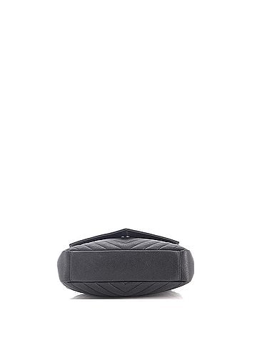 Saint Laurent Classic Monogram College Bag Matelasse Chevron Leather Medium (view 2)