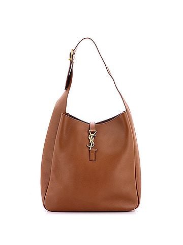 Saint Laurent Le 5 a 7 Supple Hobo Leather Large (view 1)