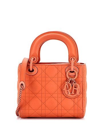 Christian Dior Ultra Matte Lady Dior Chain Bag Cannage Quilt Calfskin Mini (view 1)