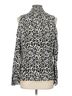 Cache Animal Print Silver Cache Sleeveless Silk Top Size L - photo 2