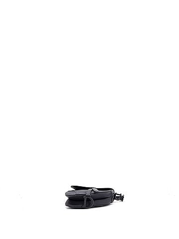 Christian Dior Ultra Matte Saddle Handbag with Strap Leather Mini (view 2)