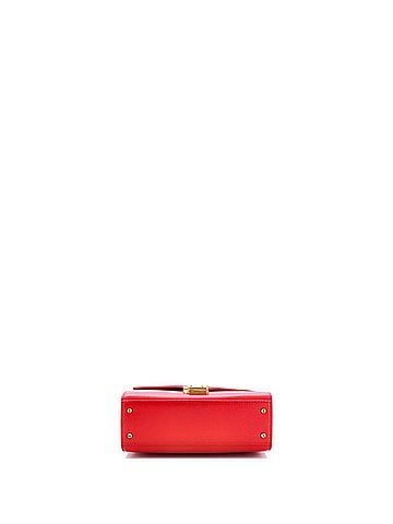 Saint Laurent Cassandra Top Handle Bag Leather Mini (view 2)
