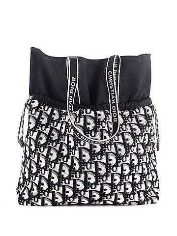 Christian Dior Reversible Tote Oblique Terry Cotton and Oblique Technical Nylon (view 1)