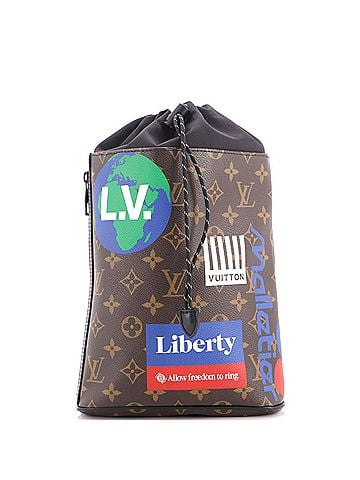 Louis Vuitton Chalk Sling Bag Limited Edition Logo Story Monogram Canvas (view 1)
