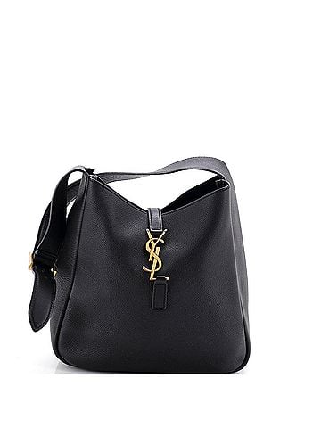 Saint Laurent Le 5 a 7 Supple Hobo Leather Small (view 1)
