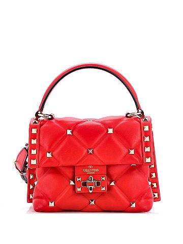 Valentino Garavani Candystud Top Handle Bag Leather Mini (view 1)
