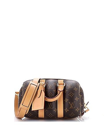 Louis Vuitton Keepall Bandouliere Bag Blown Up Monogram Canvas 25 (view 1)