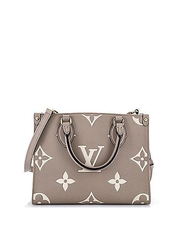Louis Vuitton OnTheGo Tote Bicolor Monogram Empreinte Giant PM (view 1)