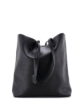 Saint Laurent Shopper Tote Leather Tall (view 1)