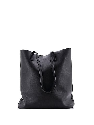 Saint Laurent Shopper Tote Leather Tall (view 2)