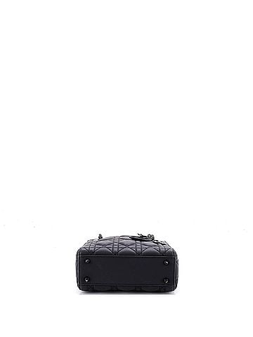Christian Dior Ultra Matte Lady Dior Chain Bag Cannage Quilt Calfskin Mini (view 2)