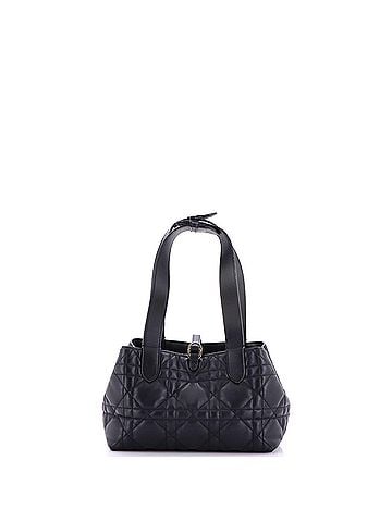 Christian Dior Toujours Tote Bag Macrocannage Quilt Calfskin Small (view 2)