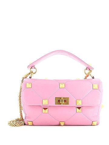 Valentino Garavani Roman Stud Flap Bag Quilted Leather Large (view 1)