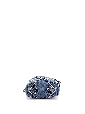 Chanel 22 Chain Hobo Quilted Stitched Denim Mini (view 2)