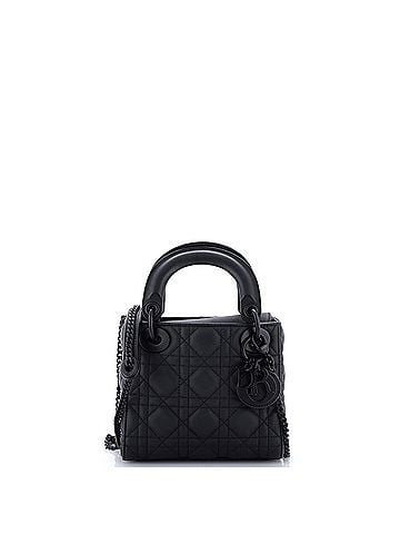 Christian Dior Ultra Matte Lady Dior Chain Bag Cannage Quilt Calfskin Mini (view 1)