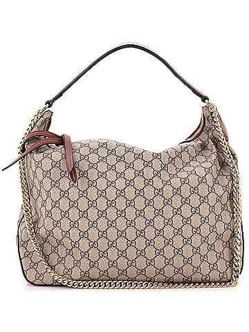 Gucci Chain Hobo GG Coated Canvas Large (view 1)