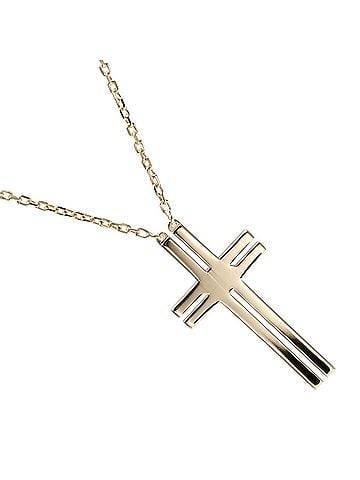 Cartier Cartier Cross Necklace 18KYG Yellow Gold Approx. 5.4g CARTIER (view 1)