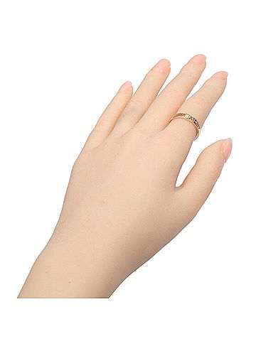 Tiffany & Co. Tiffany &amp; Co. Pierced Atlas Ring, 18K Yellow Gold, Diamond, Approx. 3.29g. (view 2)