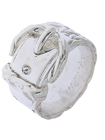 Hermès Hermes Diane ring, made of 925 sterling silver, approximately 12.8g, for women. (view 1)