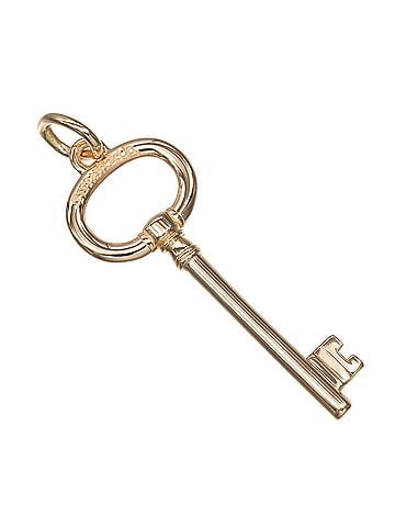 Tiffany & Co. Tiffany &amp; Co. Oval Key Pendant Top, 18K Pink Gold, Approx. 3g. (view 1)
