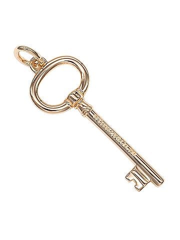Tiffany & Co. Tiffany &amp; Co. Oval Key Pendant Top, 18K Pink Gold, Approx. 3g. (view 2)