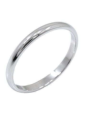 Tiffany & Co. Tiffany &amp; Co. Forever Classic Band Ring, Wedding Pt950 Platinum, Approx. 2.4g, Women's. (view 1)