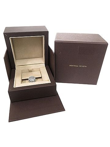 Bottega Veneta Bottega Veneta Butterfly Tie Tack Pin Brooch Metal Silver 1461BOTTEGAVENETA (view 2)