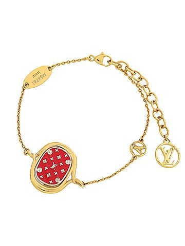 Louis Vuitton Louis Vuitton Bracelet Lady Lucky M64761 Metal Gold LV 0319 LOUIS VUITTON Women's (view 1)