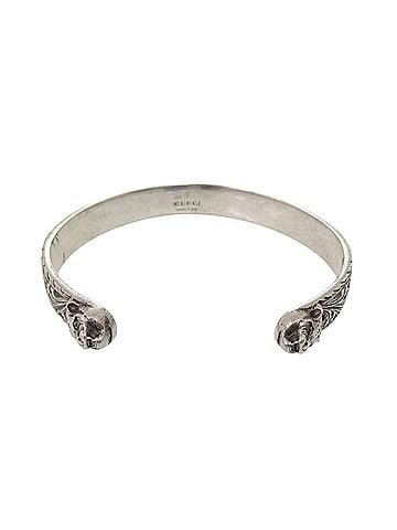 Gucci Gucci Interlocking G Lion Head 433575-J8400 Sterling Silver 925 Bangle 1276 GUCCI Men's (view 2)